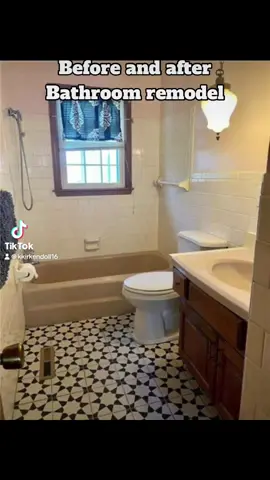 Does anyone else have a handyman husband? Mine can do anything and im jealous haha. He has remodeled almost every room in our home. This was several months ago on our main bath. Now he is remodeling our masterbath. Stay tuned! #bathroomremodel #bathroommakeover #bathroom #lowes #menards #homedepot #handyman #beforeandafter #homeimprovement #homeupdates #husband #reno 