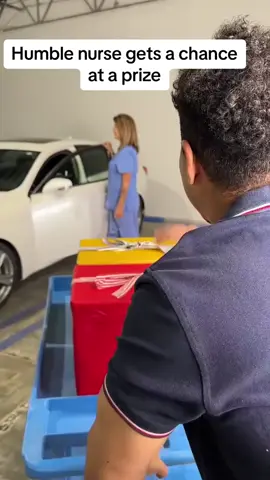 Humble nurse gets a chance at a prize
