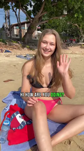 I interviewed a Lithuanian traveler on a beach in Thailand. She was very friendly and kindly participated in the filming. Thank you for your cooperation in the shoot. #thailand #thailandtravel #lithuanian #lithuaniangirl #cultureshock #learningenglish #studyenglish 