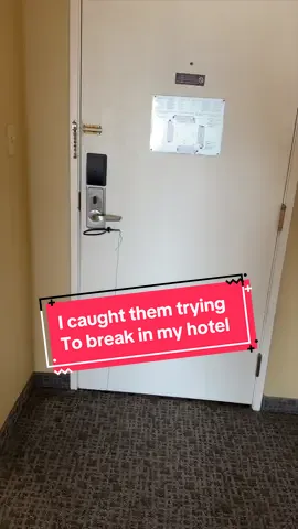 I caught them trying to break in my hotel in Las Vegas  (This video is for educational purposes only) 