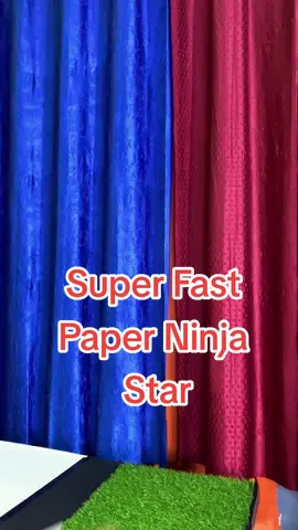 Super Fast Paper Ninja Star #foryou #viral #foryoupage #hard_experiment #fyp #tiktok #100k #views 