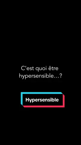 C’est quoi être hypersensible…? #pourtoi #developpementpersonnel #hypersensible #motivation #pourtoii 