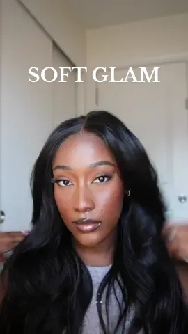new camera who dis? 🤍 #softglam #blackgirlmakeup #grwmmakeup #fyp 