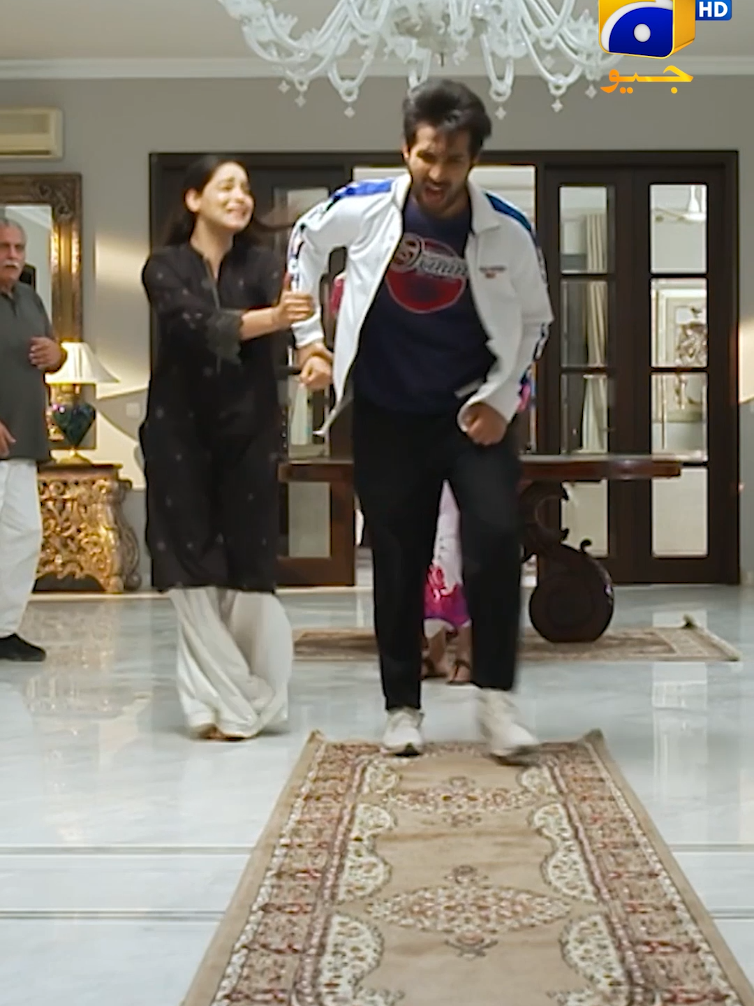 Hamza drags Sana out of his home.  #whattowatch