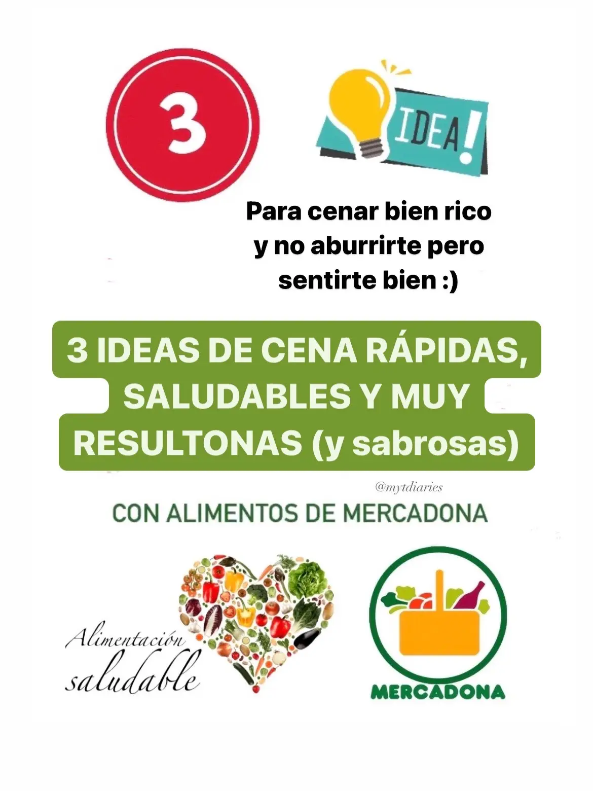 3 ideas de cena con 3 ingredientes super ricas, saludables y que no requieren mucho tiempo, son facilísimas!! Solo tienes que comprar los ingredientes en cualquier mercadona! #quecenohoy #quecomohoy #quecomoenundia #menusenanal #menusaludable #ideascomida #ideascena #comidasana #cenasaludable #eathealthy #comersano #recetasfaciles #preciosmercadona #subidaprecios #precioaceite #aceitedeolivavirgenextra #aceitecaro #inflacion #comparandoprecios #precios2023 #mercadonacaro #mercadonacompra #productosretirados #lidlvsmercadona #productosretiradosmercadona #mercadonavslidl #retiradosmercadona #compralidl #salsacheddar #sazonadorcheese #mercadonanovedades #novedadmercadona #turroncarrotcake #turrontiramisu #turronbanoffee #novedadesturrones #turronesnovedad #novedadturron #probandoturrones #probandonovedades #mercadonaproductosretirados #precioslidl #retiradosmercadona #productosretirados #mercadonaretirados #mercadonacompra #unboxingmercadona #unboxingcompra #mercadonanovedades #novedadesmercadona #mercadona #compra #comprasemanal #polvodehadas #polvocorporalmercadona #cosmeticamercadona #maquillajemercadona #compramensual #comprasemanalmercadona #compramensualmercadona #mercadona #inflacion #preciosmercadona #precios #subidasdeprecio #comparandoprecios #comparativaprecios #probandoproductos #compramercadonaviral #precioaceite #recomendadosmercadona #mercadonaespaña #ahorrar #supermercados #precios2023 #precioscompra #caro #carovsbarato #reviewmercadona #compramensual #maquillajenavidad #productosmercadona #mercadonacaro #mercadonaprecios #ahorrar #2019vs2023 #mercadonatiktok #mercadonanovedades #probandonovedades #grammylatinos2023 #probandomercadona #coulantlotus #coulantlotusmercadona #novedadessupermercado #caramelosalado #postresmercadona #subidaimposible #probandoturrones #premiostiktok2023 #turronesmercadona #mercadona2023 #dulcesnavideños #dulcesmercadona #mercadonanavidad #navidadentiktok #turronmercadona #probandoturrones #dulcesnavidad #licorlotus #baileyslotus #lotusmercadona #novedadeslotus #probandomercadona #patataspimiento #tartadequeso #recetatartadequeso #cheesecake #cheesecaketurron #tartadequesolaviña #cheesecakecremosa #recetacheesecake #tartadequesoturron #postresnavideños #postrenavideño #ideascenanavidad #postrenavidad #unpopularopinions #unpopularopinion #debate