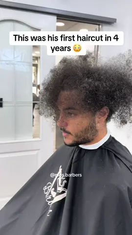 Does it suit him? 🔥  #barber #haircut 