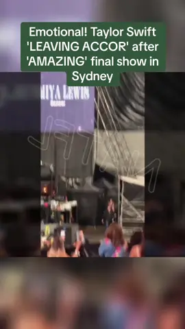#Taylor #Swift '#LEAVING #ACCOR' after '#AMAZING' final show in #Sydney. #todaydrama #todaynews #news #newshot #todayhot #dramanews 