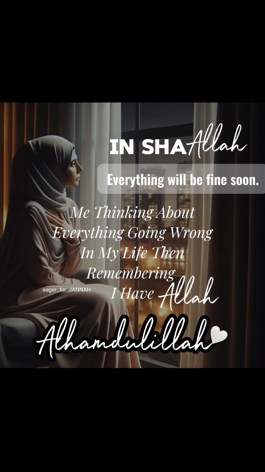 Me Thinking About Everything Going Wrong In My Life Then Remembering I Have ALLAH. #alhamdulillah❤️ #inshallah  #islamicreminder #islamicquotes #muslimah #muslimrevert #allah #allahuakbar #eager_for_jannah 