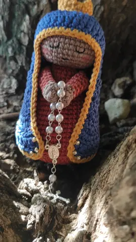 Nossa Senhora Aparecida #santinhas #nossasenhoraaparecida #nossasenhora  #igrejacatolica  #juazeirodonorte  #cariri  Nossa senhora Aparecida feita em crochê na técnica amigurumi.