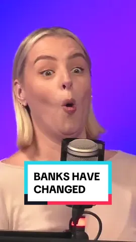 Is it just us, or have banks changed?! 🎧 link in bio to listen! #highscrollers #comedypodcast #podcastclips 