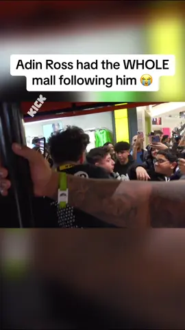 Adin Ross had the WHOLE mall following him 🔥 #adinross #kaicenat #foryoupage #fyp #viral #streamer 