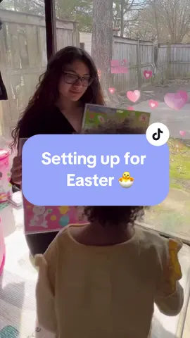 March is right around the corner, so time to set up for the next holiday 🐣  #toddlertok #toddlermama #easter #toddleractivities #MomsofTikTok #firsttimemom #momhacks #momtips 