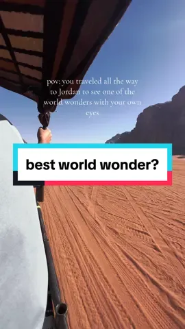 5/7 checked off ✅ gotta say, Petra is right up there with Machu Picchu as my favorite of the world wonders. The others don’t even belong in the same tier. 10/10 🇯🇴 #jordan #travel #tiktoktravel #traveltok #travelblogger 