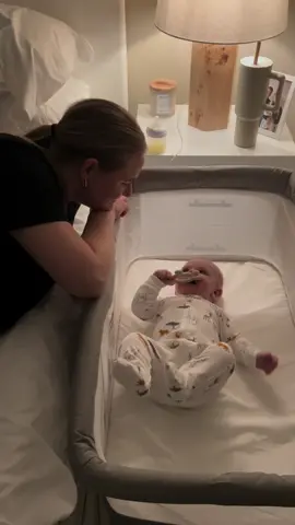 So excited about my new bassinet from @Bellababy🥰 my baby has his own bed now 🥺 #babybassinet #bellababy #cosleeping #firsttimemom #bassinet #momsoftiktokok #babysleep 