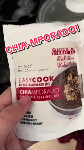 EASYCOOK CHIAMPORADO | PERFECT MATCH #chiaseed #champorado #ketodiet  @PerfectMatch Low-carb 