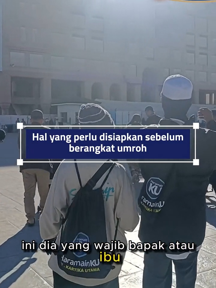 Persiapan Penting Sebelum Melaksanakan Ibadah Umroh 1. Pemeriksaan Kesehatan 2. Persiapan Fisik 3. Asupan Nutrisi Yang Cukup 4. Istirahat Yang Cukup 5. Mempersiapkan Obat-obatan Pribadi 6. Mental dan Niat Kita Dalam Beribadah Umroh ================= Mari berangkat haji dan umroh bersama HaramainKU, nikmati program unggulan pesantren umroh tuk tingkatkan fokus ibadah maksimal Amankan seat Anda sekarang dengan menghubungi : 📞 0819-9269-6000 ( Whatsapp ) 🌐 http://haramainku.com 🌟 KeluargaKU. IbadahKU. HaramainKU.