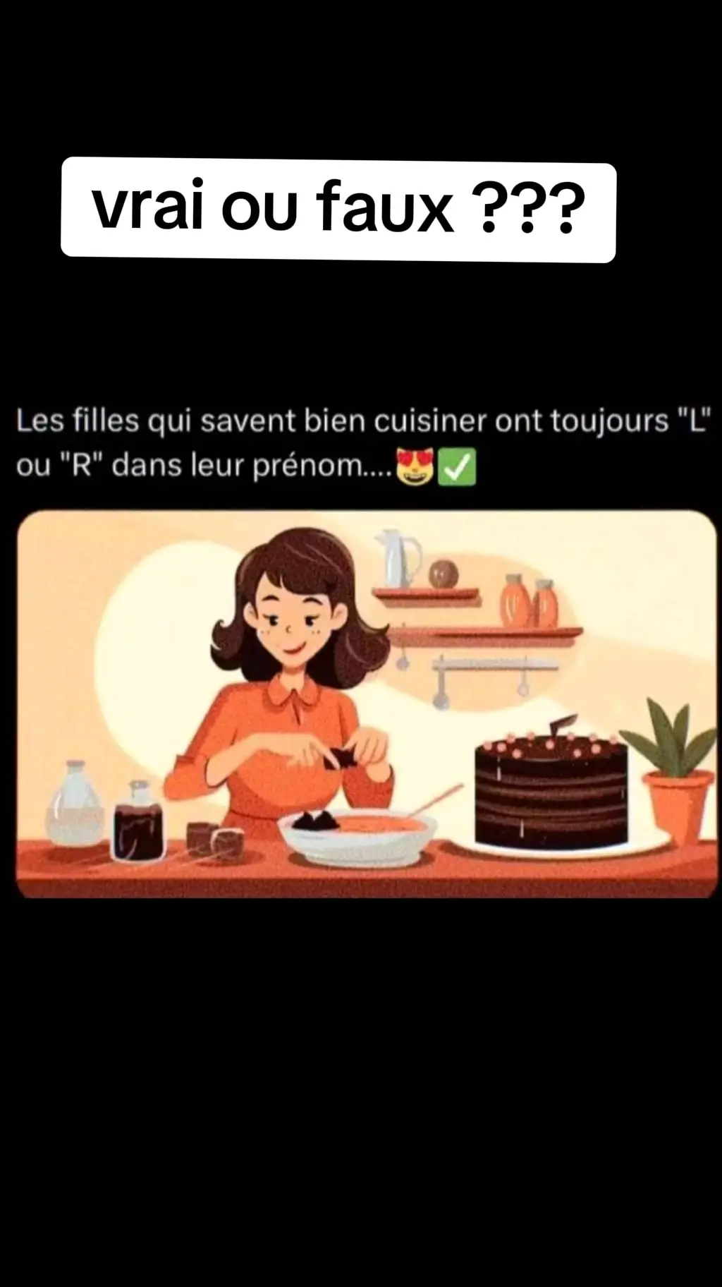 Vrai ou faux ?? #tiktokviral #foryou #pourtoi #foryoupage #cuisine #challenge  @Ma chaîne youtube : Sayi_Mat @ESG @Sista Services @Karia Assoumany 