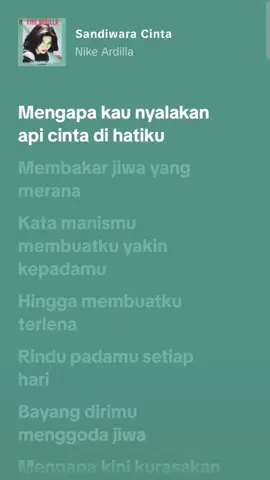Nike Ardilla - Sandiwara Cinta (Full lirik) IG: sergeyhaikal_ #nikeardilla #nikeardillafansclub #fansnikeardilla #rindunikeardilla  #lagunikeardilla #sandiwaracintanikeardilla #lagu90an #bintangkehidupan #liriklagu #xyzbca #foryoupage #lirik #music 
