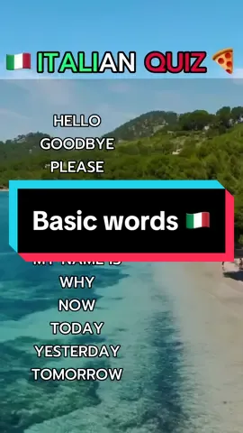 Can you translate these 12 words to italian? Only the best students can guess it all! #italianquiz #learnitalian #italian #italy #italy #easyitalian #studyitalian