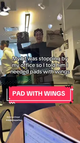 A for effort, A+ for enthusiasm 😅 #ubykotexpartner #padwithwings #periods #pads 