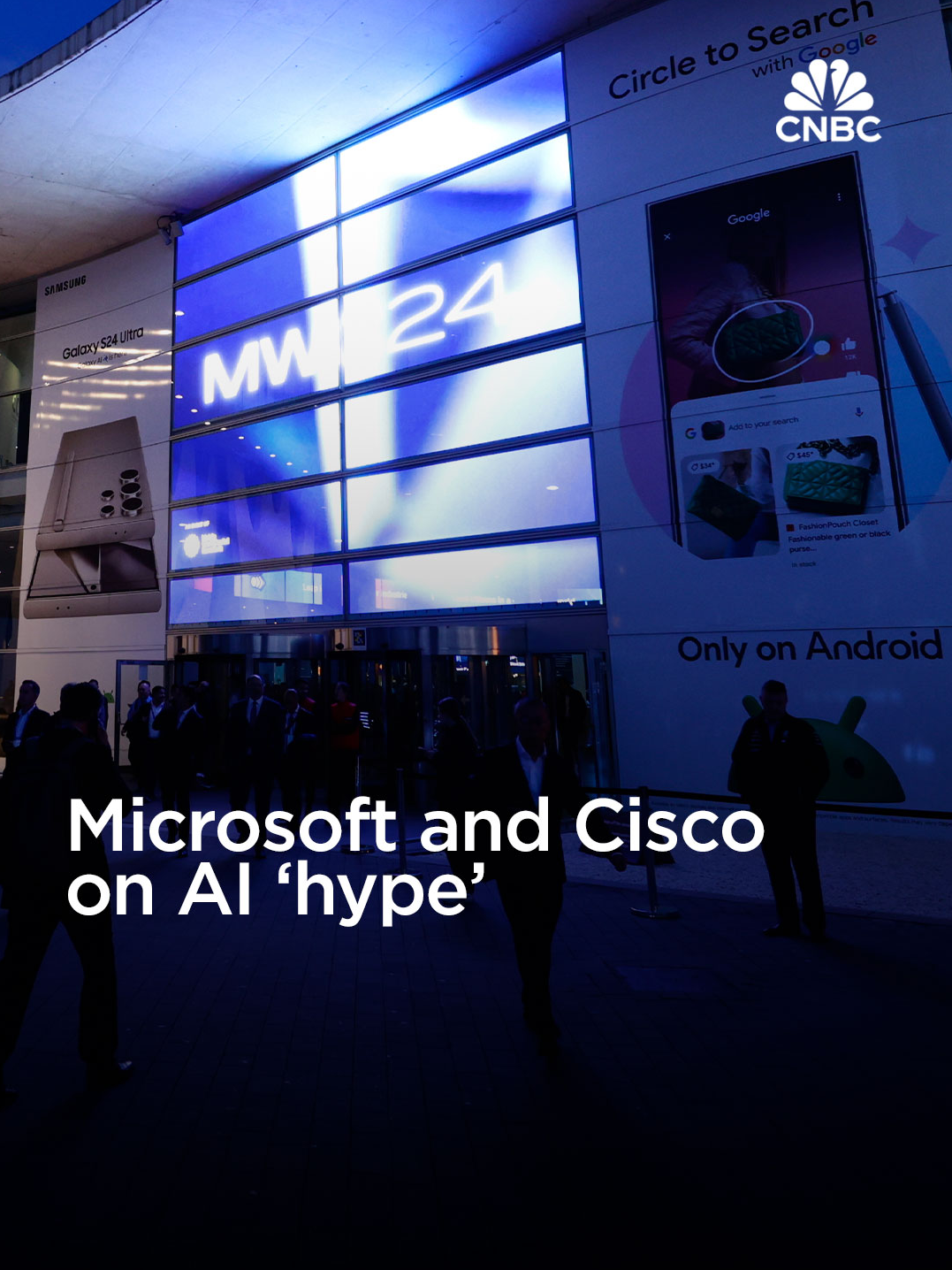 Is this the year of AI? Brad Smith, President of Microsoft and Chuck Robbins, CEO of Cisco, discussed the AI 'hype’ and company AI strategy with CNBC at the Mobile World Congress in Barcelona. Microsoft on Monday announced a new partnership with French start-up Mistral AI, as the U.S. tech giant seeks to expand its footprint in the fast-evolving artificial intelligence industry. Cisco also announced a new Nvidia partnership earlier this month to ramp up AI adoption and help streamline AI infrastructure in data centers.