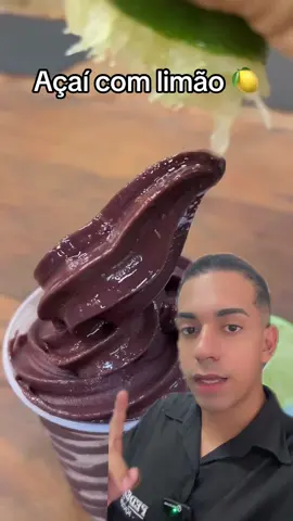 Açaí com limão é a nova onda da interet! 😅