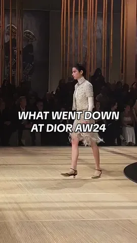 Leopard prints, opulent embroideries and sharp tailoring for @Dior’s AW24 collection — WDYT of the show? 💬 #DazedFashionTV #TikTokFashion #ParisFashionWeek #Runway #Dior #DiorAW24 #Rosalia #JenniferLawrence