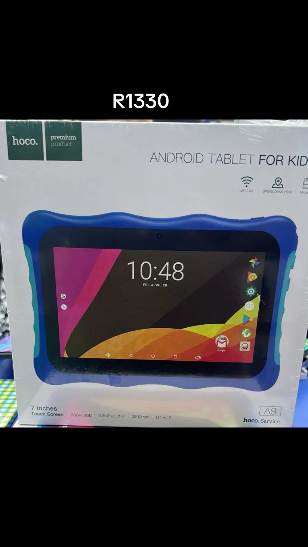 HOCO A9 Pro 7 INCHES ANDROID TABLET Display Size 7 inches Internal memory 32GB RAM 2GB CPU Allwinner A33 1.2GHz quad core Battery 2500mAh USB USB Type-C 2.0 Connectivity Wi-Fi, Bluetooth, GPS,  Primary Camera 2.0MP Secondary Camera 0.3MP  #technology #Hoco #tech #techtok #tablet 