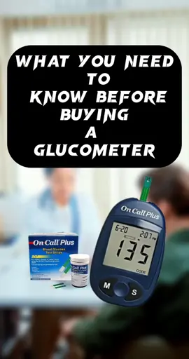 What you should know Before buying a glucometer. #glucometer #diabetes #oncallplus #bloodsugar 