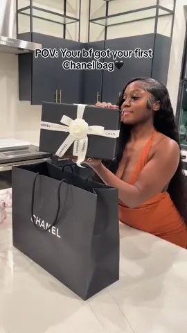 Best birthday ever and its not even here yet🤭  #Fyp #explore #luxury #blackgirltiktok #blackgirlluxury #chanel #chanelbag #chanelunboxing 