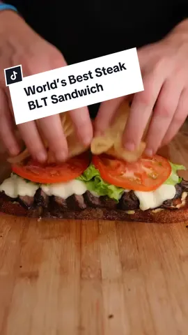 World’s BEST STEAK BLT Sandwich 🥩- GoodRanchers 🔪- TheCookingGuildShop #steak #foodart #asmr #carnivore #Recipe