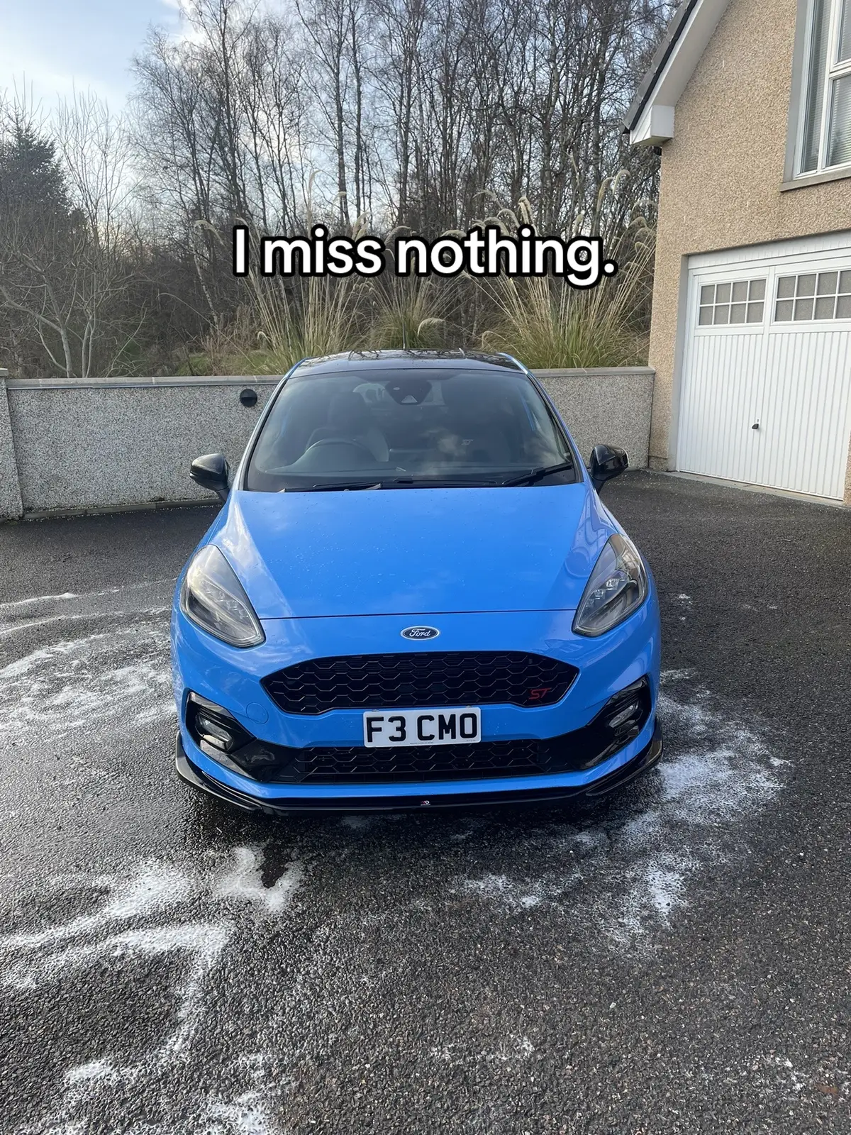 Try not to annoy the locals next time @Oliver Kent #ford #fiesta #fiestast #stedition #Azurablue #fordfiestastedition #190of300 #mk8st #st #uk #Scotland #nc500 