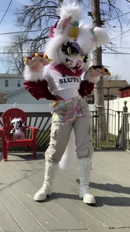 I don’t know why I chose to film in 72° weather 😭 First dance in Chanel since his showcase! I was lowkey slacking since I never looked for dances that fit him 😞 DC @/uneAwaCommeÇa #furry #fursuiter #fursuit #furryfandom #furrytiktok #fursuitmaker #fursuitdancer #kemonofursuit #furriesoftiktok #kemonofurry 
