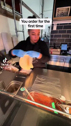 Ordering a burrito for the first time! #customerorder #burrito 