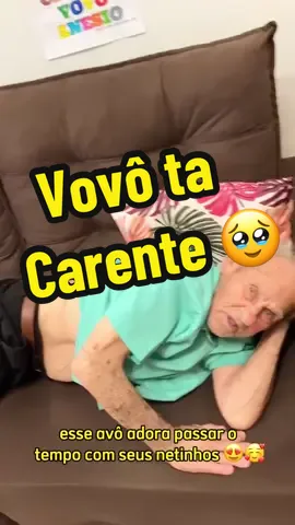 Vovô ta carente 🥹 #vovostiktokers #vovosdotiktok #vovoanesioecaio #melhoresvideos #tiktoker #vozinho #videosengracados #videoviralitiktok 