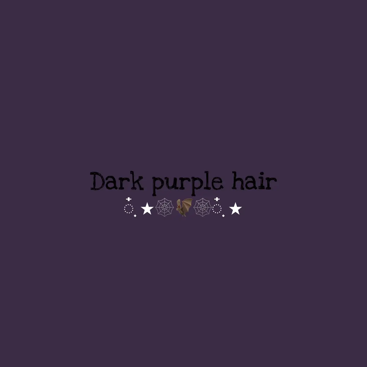 I love this hair color #darkpurple #purplehair #hair #haircolor #hairtok #hair #purple #goth #emo #2000s #fyp #foryou #viral 