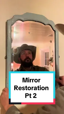 #restoration #restorationprojects #project #mirror #family #heirloom #sentimental #frontierrevival #frontierfarmer #fyp #reels #DIY 