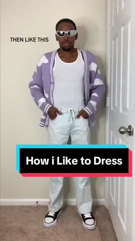 My favorite form of self expression. I love how versatile my style is. Loafers and a button down one day & a sweats and a wife beater the next 😂 #fyp #fashioninspo #mensfashionwear #mensoutfitideas #OOTD 