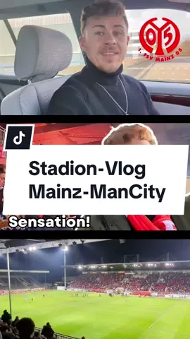 Sensation! 😳 Mainz05 schlägt  ManCity! U19 Mainz 05 - Manchester City|   ⚽️ 🎥 Stadionvlog!  Das ganze Video gibts auf YT! #mainz05 #mancity #youthleague #u19mainz #mainzmancity #fsvmainz05 