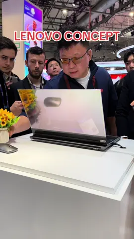 Lenovo concept transparent screen at MWC24! #mwc #mwclips #mwcbarcleona #lenovo #screen #concept #transparent #innovation #tech 