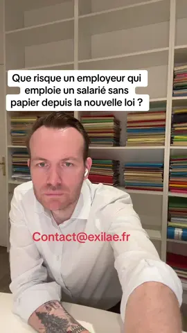 📜 La loi du 26 janvier 2024 met à jour l’arsenal de mesure contre l’emploi des étrangers irréguliers.   💼 Création d'une amende administrative unique pour l'emploi irrégulier d'étrangers, traitée par la Direction de l'immigration (DGEF) dont le montant est de 5 000 fois le taux horaire minimum garanti, jusqu'à 15 000 fois en cas de récidive. Autant d’amende que de salariés étrangers employés illégalement.   🚨 Renforcement de la sanction pénale : jusqu'à 30 000 € par salarié pour les personnes physiques, et 150 000 € pour les personnes morales et toujours un maximum de 5 ans de prison   👮 Échanges d'informations renforcés entre autorités pour lutter contre l'emploi illégal et l'exploitation des migrants. Les Plateformes de Main-d’Œuvre Étrangère (PFMOE) collaboreront avec les instances de lutte contre le travail illégal.   🔗 Les situations de travail illégal seront partagées avec le Comité opérationnel départemental anti-fraude (CODAF) pour guider les contrôles.   Pour plus de détails, vous pouvez consulter la circulaire sur le site officiel Legifrance. #fyp #droit #regularisation #titredesejour #droitdesetrangers #immigration #fy #entreprise #metierentension 