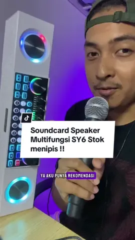 Soundcard Speaker Multifungsi SY6 Stok menipis !! Yuk join live #soundcardsy6 #soundcard #soundcardkaraoke 