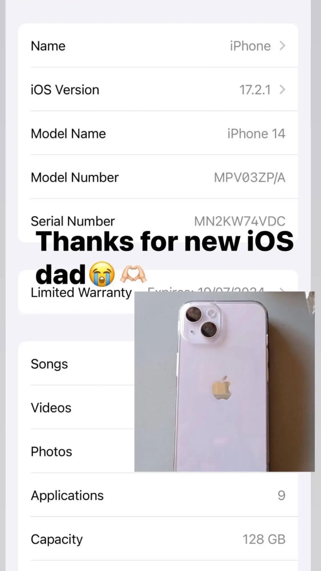 Thanks dad🫶🏻💗#fyp #foryoupage #ios14 