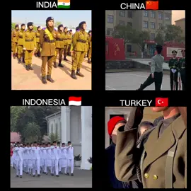 Paskibraka di Setiap Negara🇮🇳🇨🇳🇮🇩🇹🇷#paskibra #india#china #indonesia #turkey 