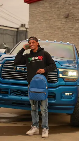 Maybe I’ll let the LV Bag go home with the winner 👀  ‼️48 HOURS LEFT‼️ Get entered to win “Papa Smurf” + $10,000 CASH #5thgen #megacab 