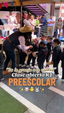 Clase abierta de K1 ✨ “De la granja a la ciudad” 🐮🐥 #somosbuenatierra #mejorcolegioenmetepec #preescolar #colegiobilingüe #actividadesludicas #actividadesdivertidas #niñosfelices #fpy 