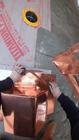 Copper vent install - POV  #toronto #roofing #torontohomes 