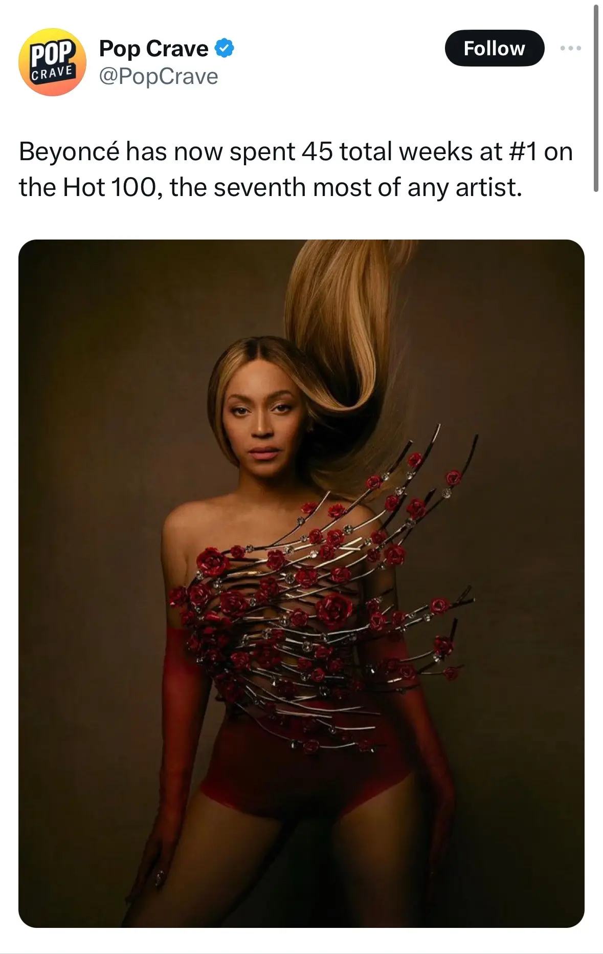 #beyonce #bey #billboard #queenbey #charts #texasholdem #beyoncecharts #1 #beyoncel #history @Parkwood Entertainment @Beyoncé 