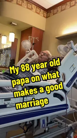 Questions for papa from his hospital bed #hospital #dad #papa #Love #advice #old 