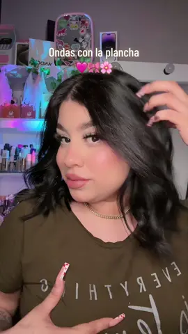 Ondas con la plancha 🎀 #fyp  #longervideos 